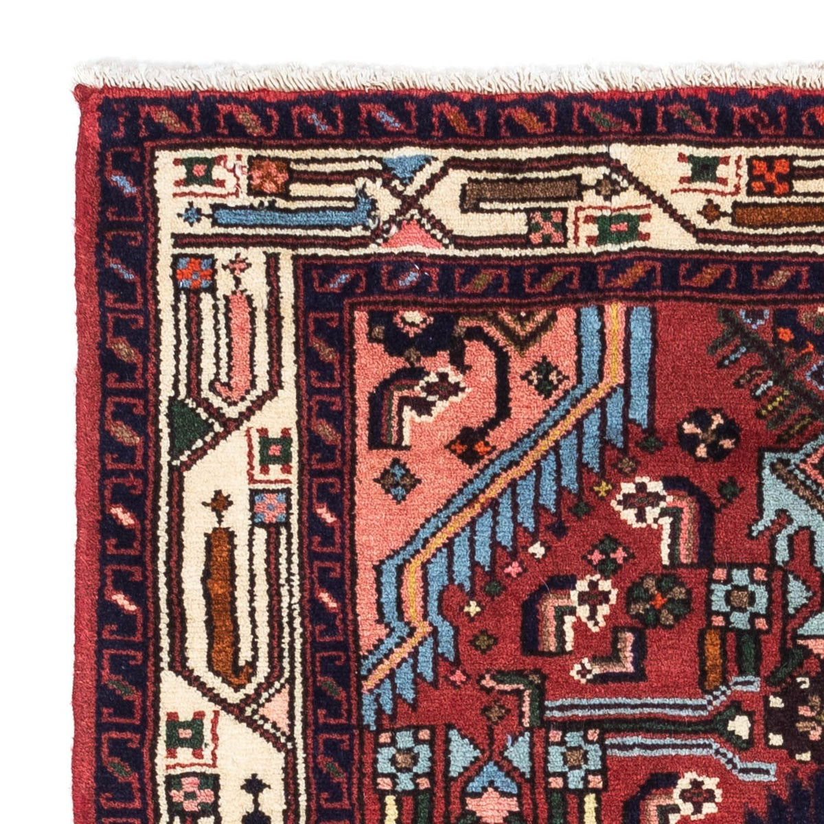 Perski dywan - Nomadyczny - 125 x 80 cm - ciemna czerwień