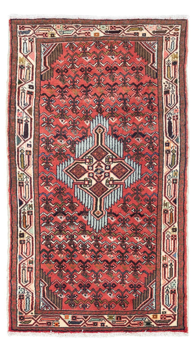 Perski dywan - Nomadyczny - 125 x 80 cm - czerwony