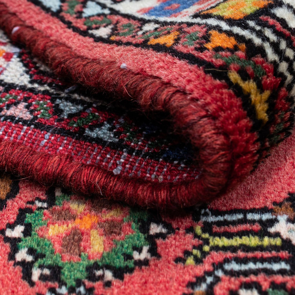 Perski dywan - Nomadyczny - 125 x 80 cm - czerwony