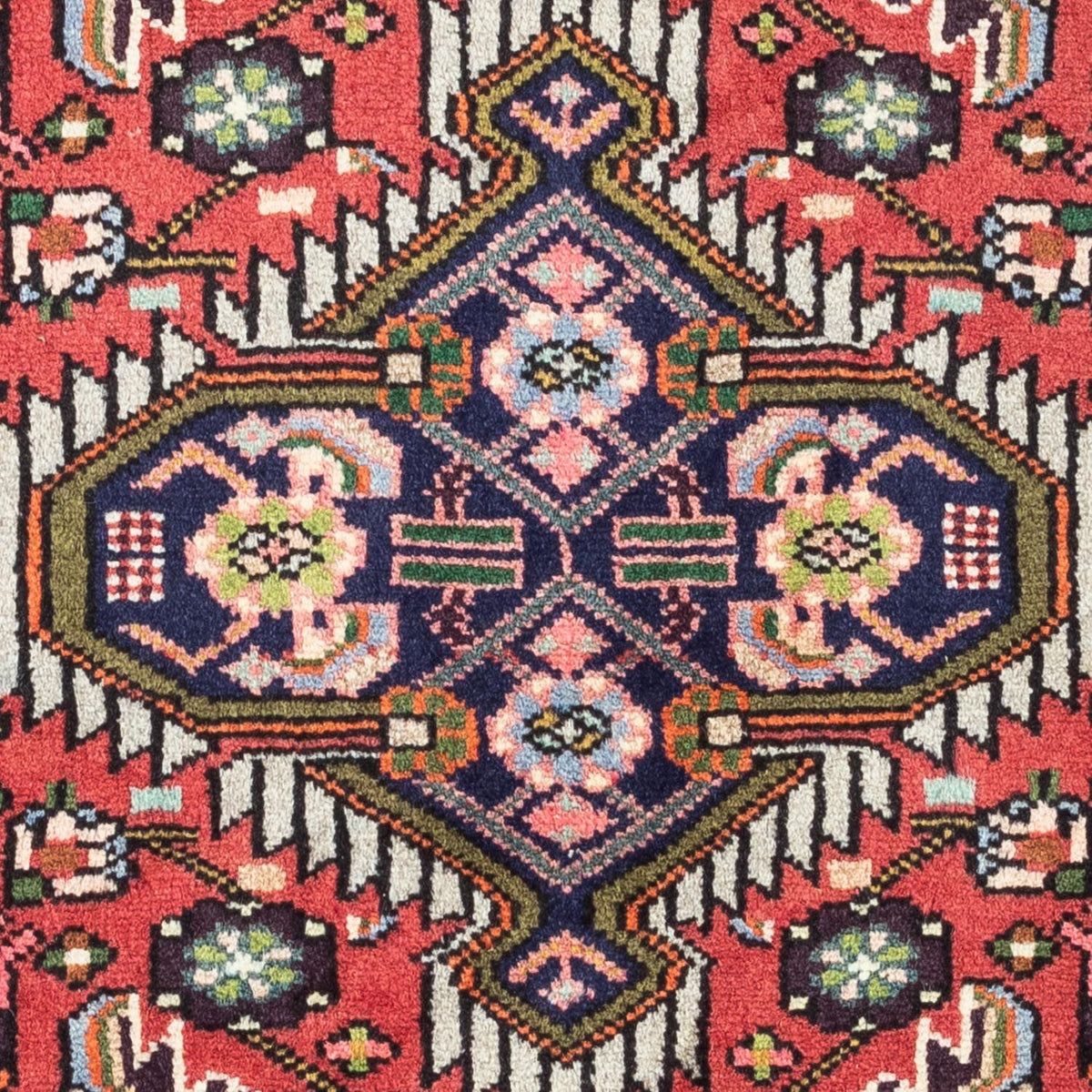 Perski dywan - Nomadyczny - 125 x 80 cm - czerwony