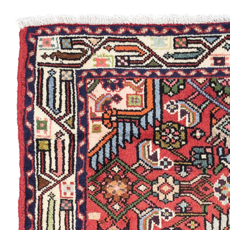 Perski dywan - Nomadyczny - 125 x 80 cm - czerwony