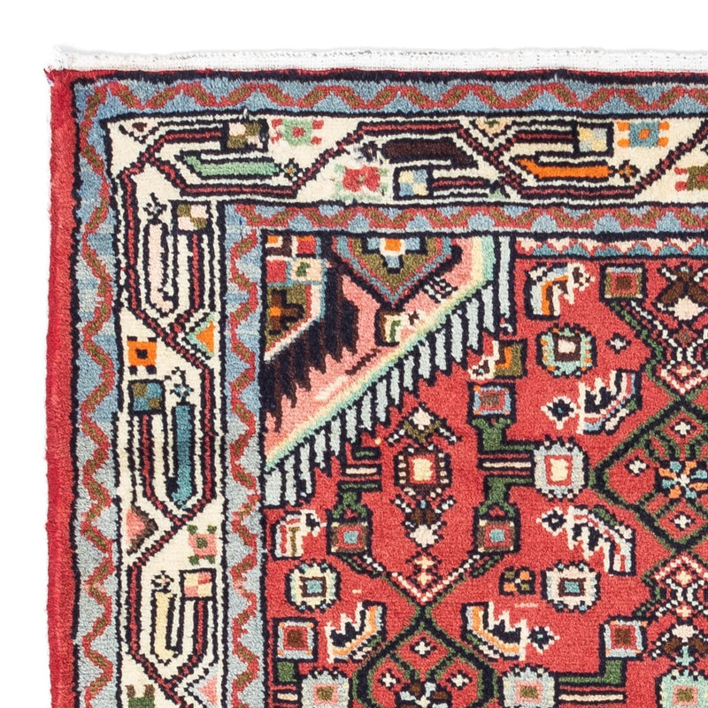 Perski dywan - Nomadyczny - 125 x 80 cm - czerwony