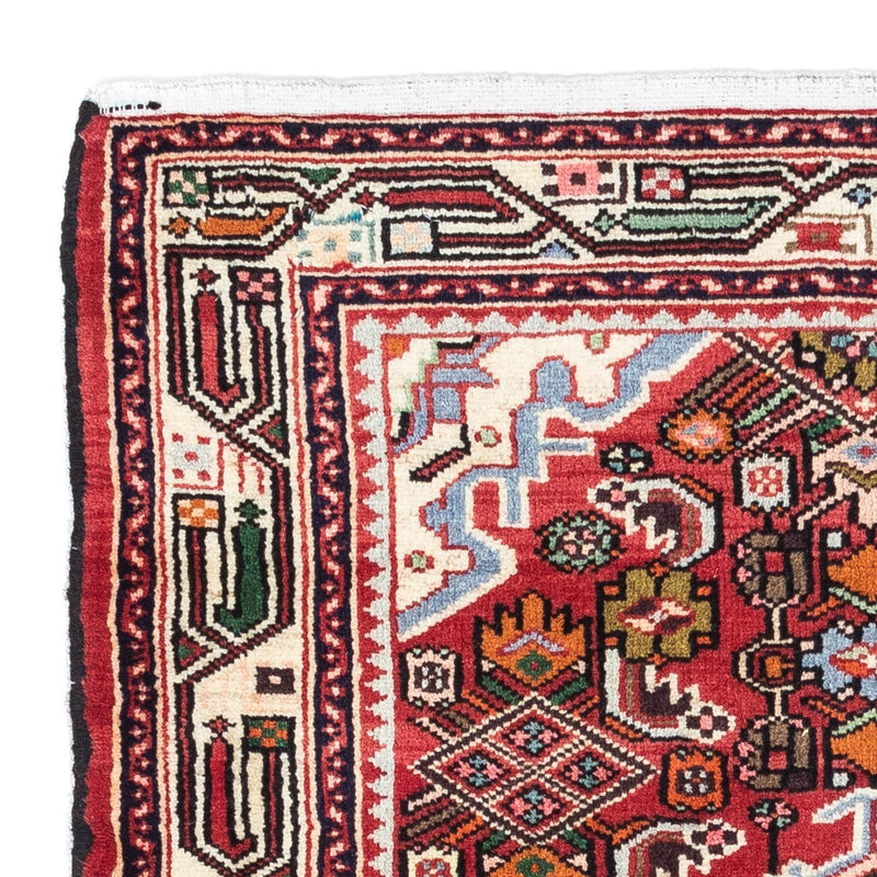 Perski dywan - Nomadyczny - 125 x 80 cm - czerwony