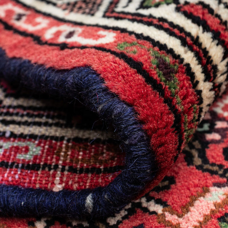 Perski dywan - Nomadyczny - 125 x 80 cm - czerwony