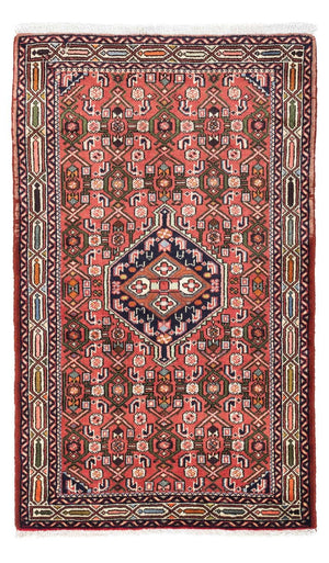 Perski dywan - Nomadyczny - 125 x 80 cm - jasna czerwień