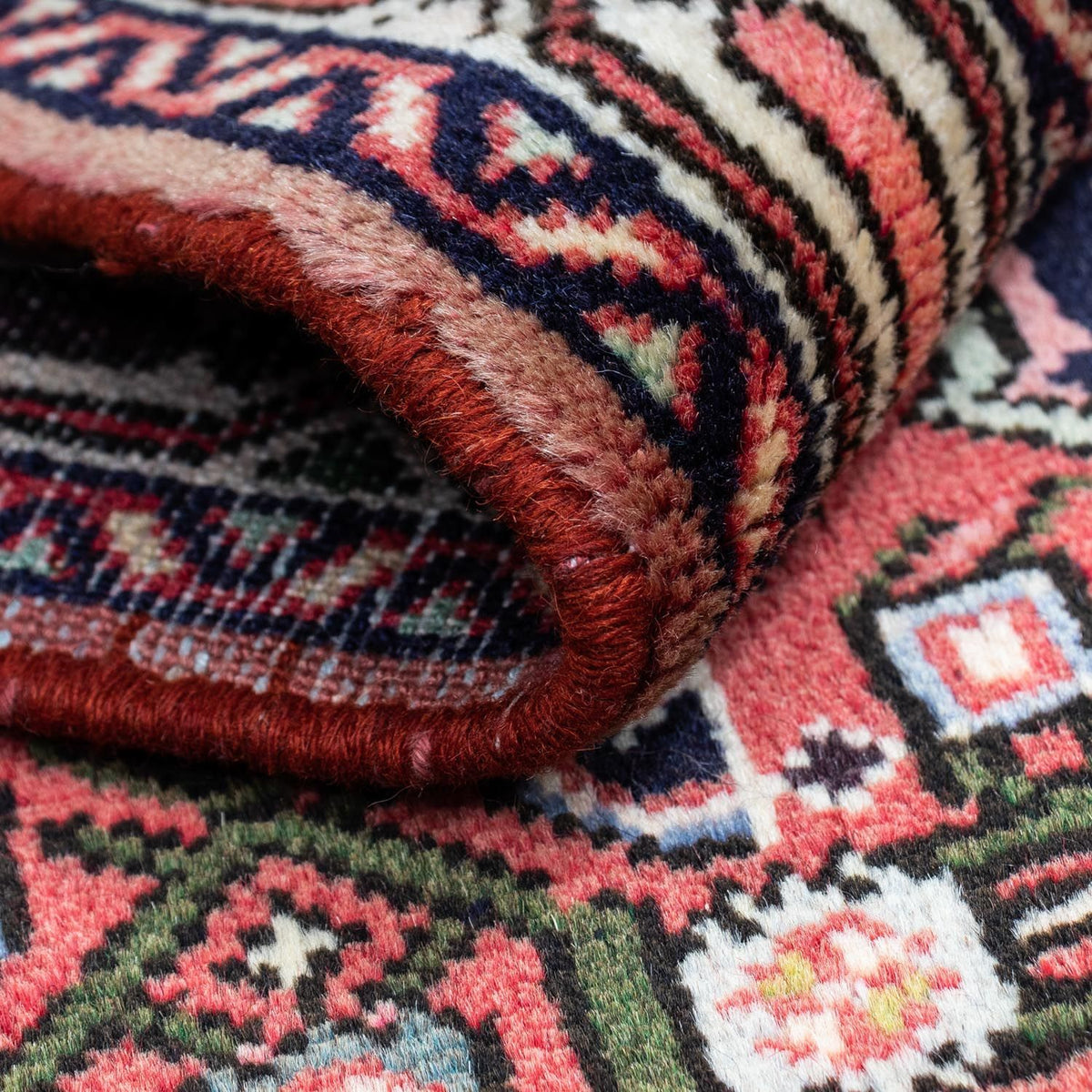 Perski dywan - Nomadyczny - 125 x 80 cm - jasna czerwień