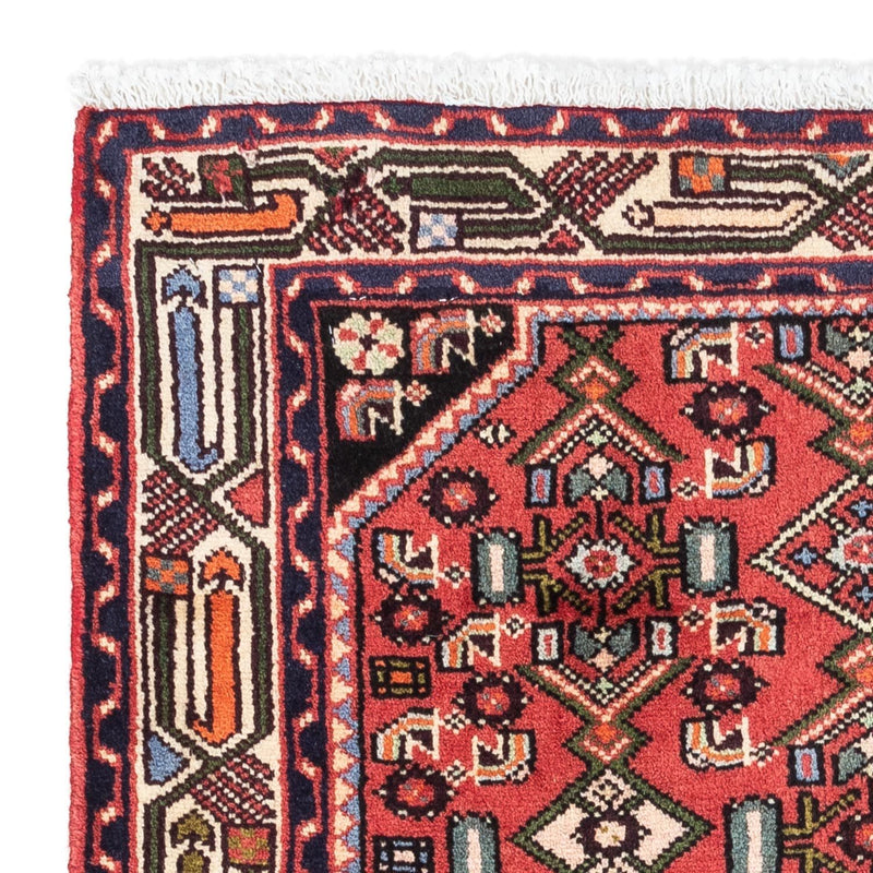 Perski dywan - Nomadyczny - 125 x 80 cm - czerwony