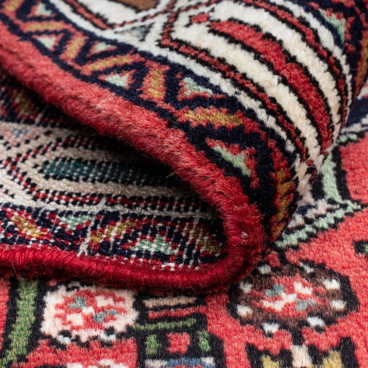 Perski dywan - Nomadyczny - 125 x 80 cm - jasna czerwień