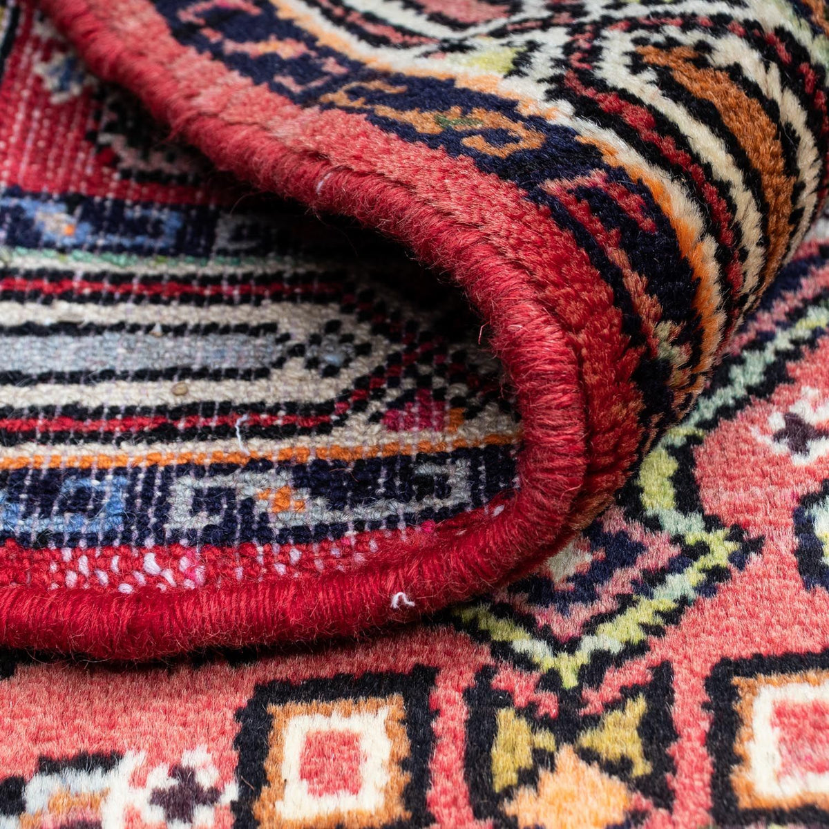 Perski dywan - Nomadyczny - 125 x 80 cm - jasna czerwień