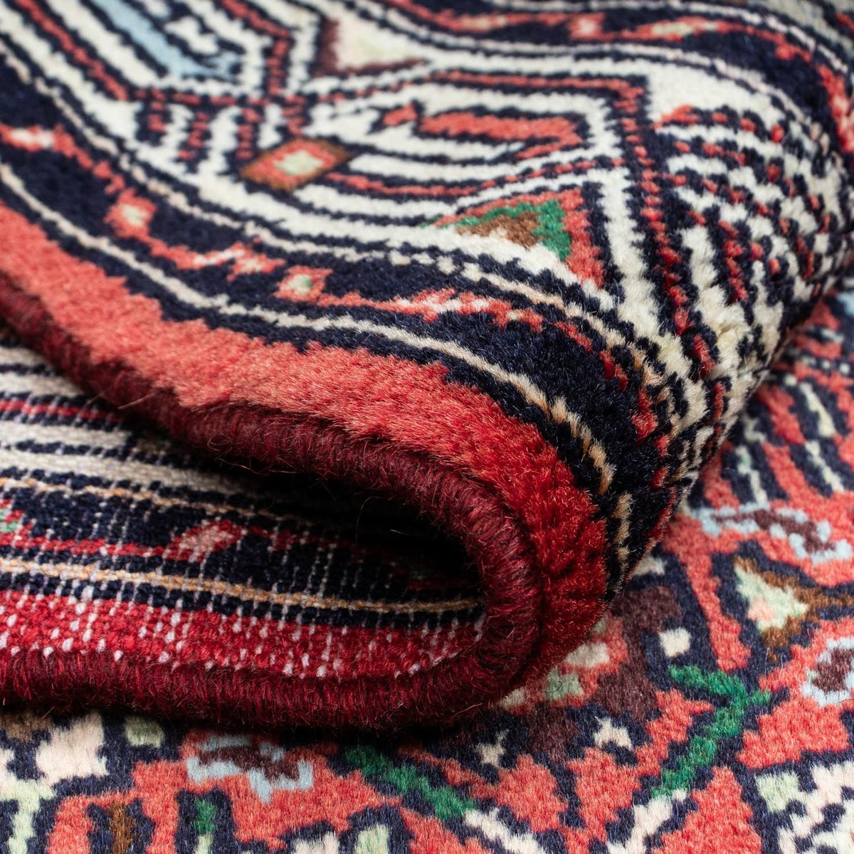 Perski dywan - Nomadyczny - 125 x 80 cm - jasna czerwień