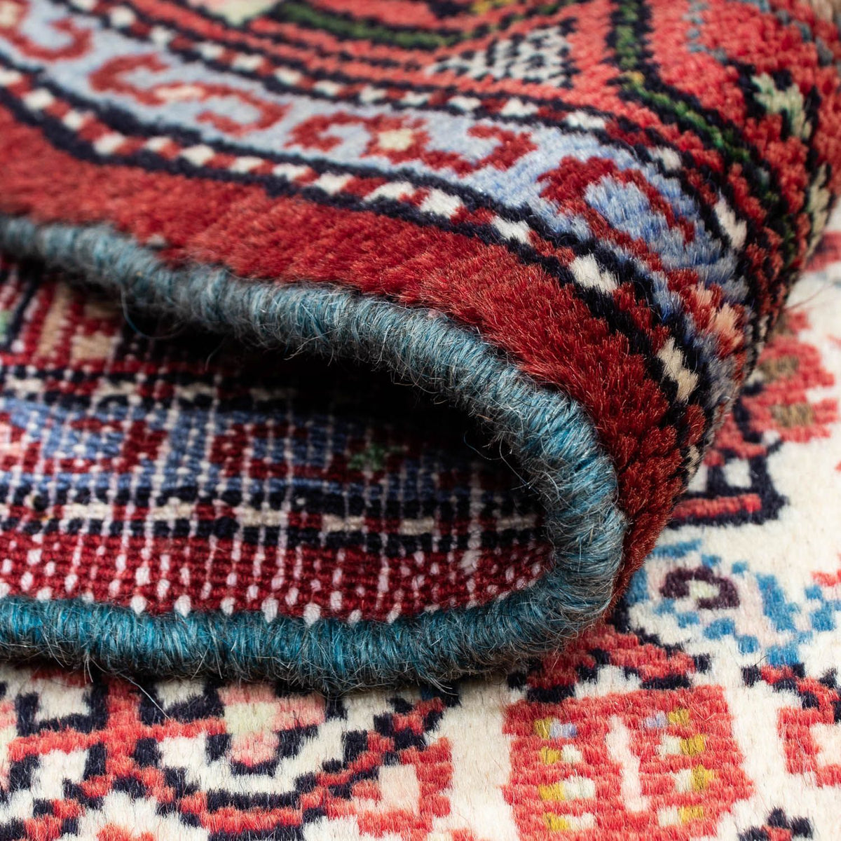 Perski dywan - Nomadyczny - 125 x 80 cm - czerwony