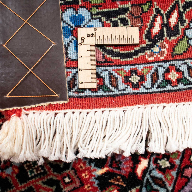 Dywan perski - Bijar - 251 x 203 cm - ciemna czerwień