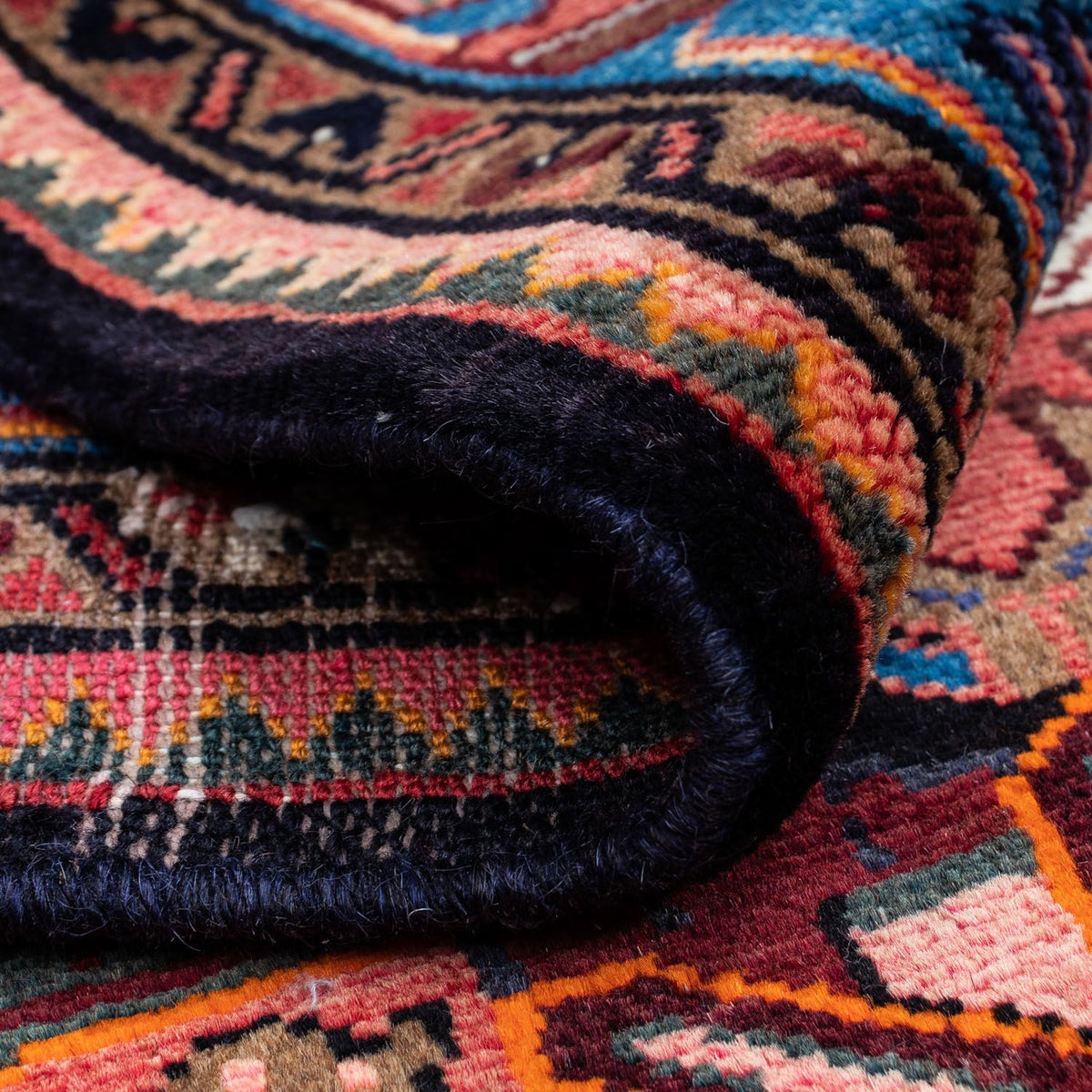 Perski dywan - Nomadyczny - 119 x 82 cm - jasna czerwień