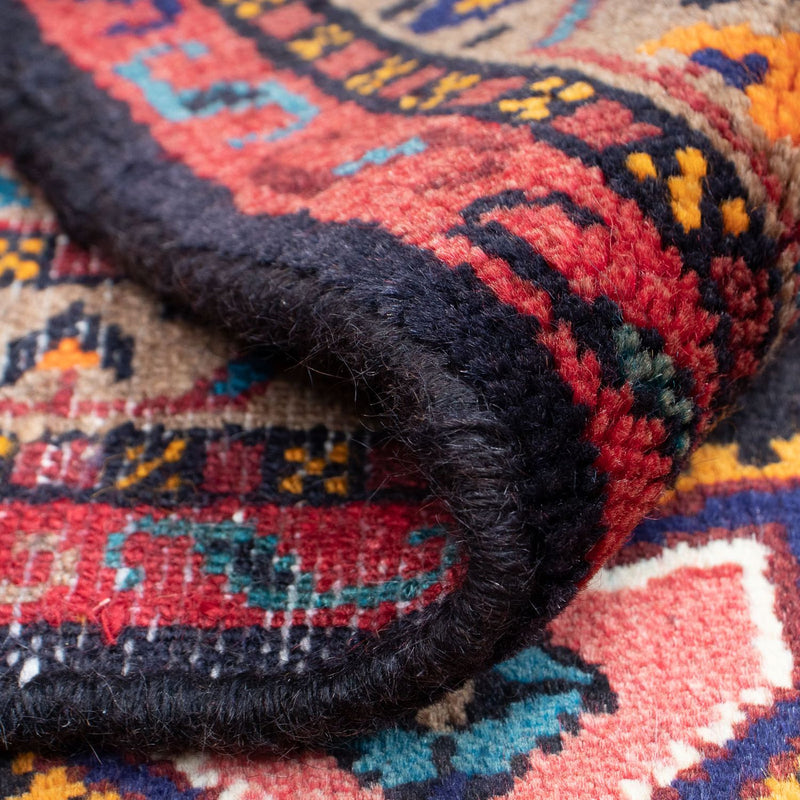 Perski dywan - Nomadyczny - 120 x 85 cm - jasna czerwień