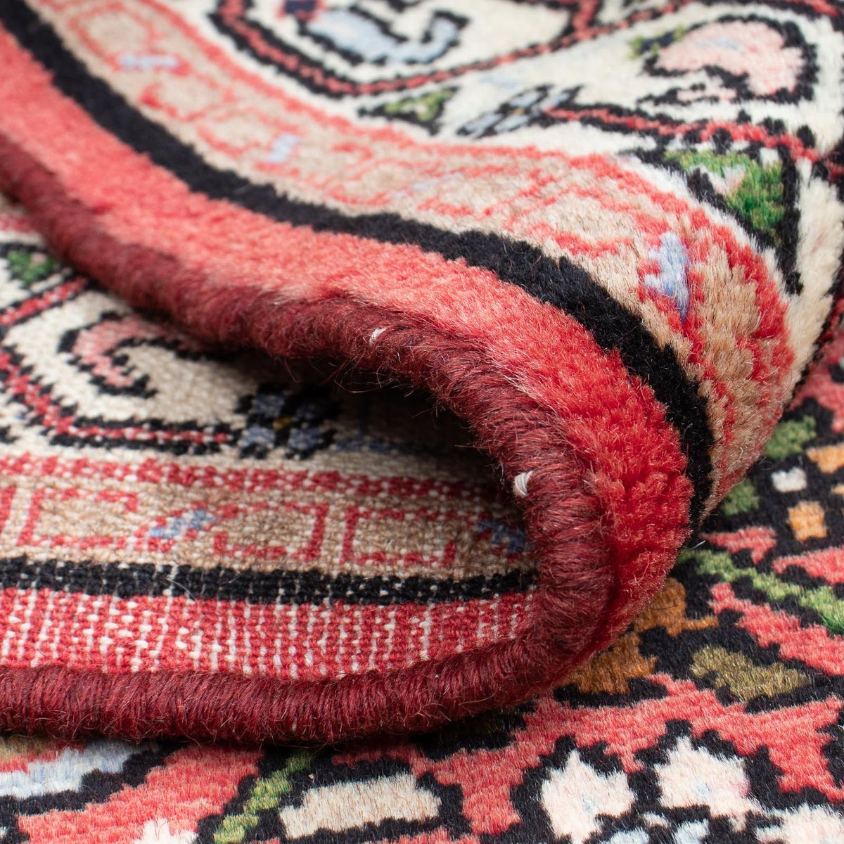 Perski dywan - Nomadyczny - 125 x 80 cm - czerwony