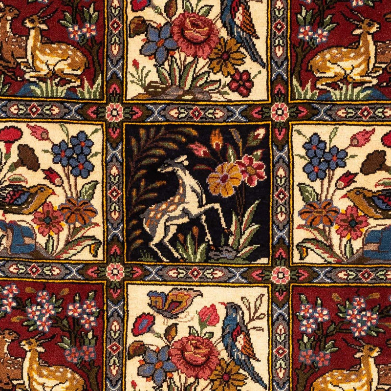 Perski dywan - Nomadyczny - 162 x 107 cm - ciemna czerwień