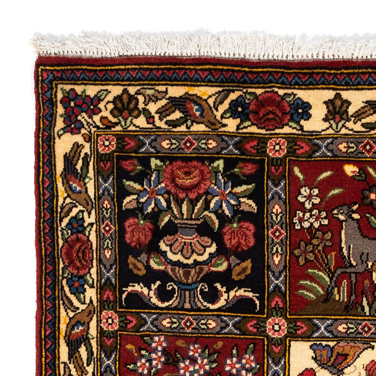 Perski dywan - Nomadyczny - 162 x 107 cm - ciemna czerwień