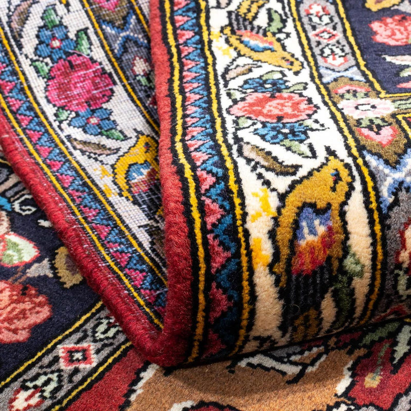 Perski dywan - Nomadyczny - 162 x 107 cm - ciemna czerwień