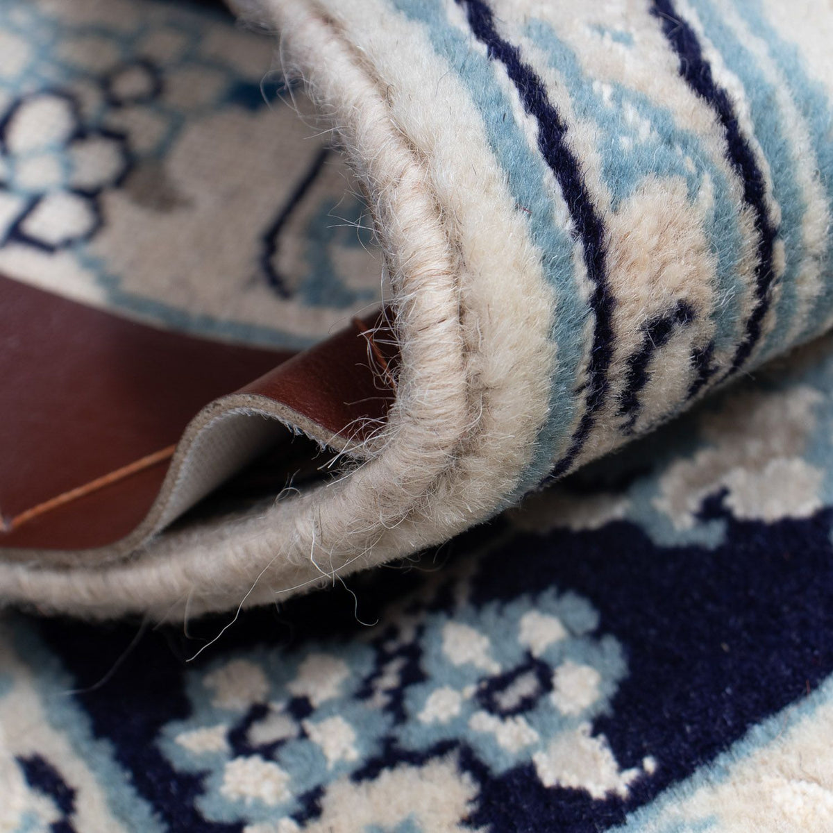 Dywan perski - Nain - Królewski - 90 x 60 cm - ciemnoniebieski