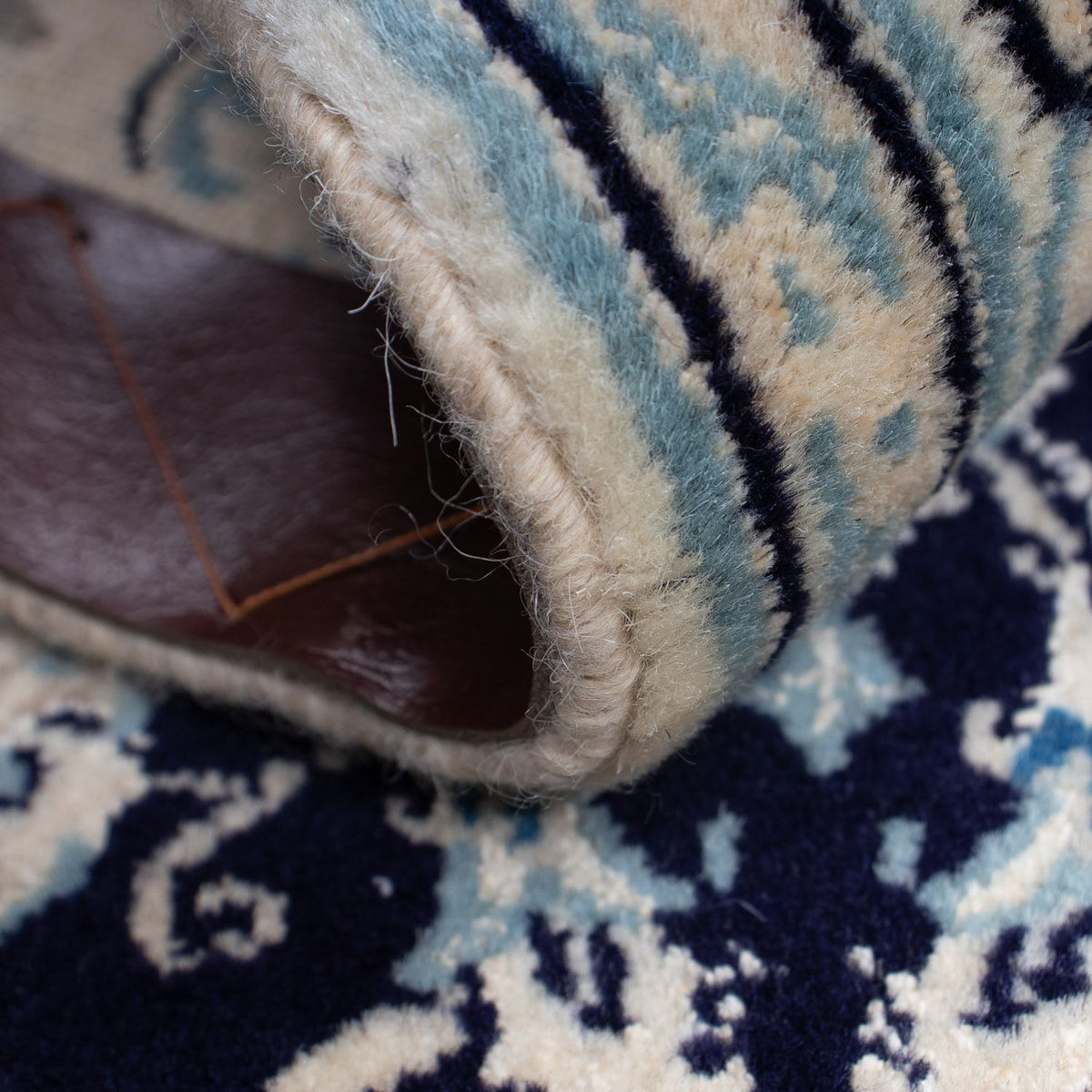 Dywan perski - Nain - Królewski - 90 x 60 cm - ciemnoniebieski