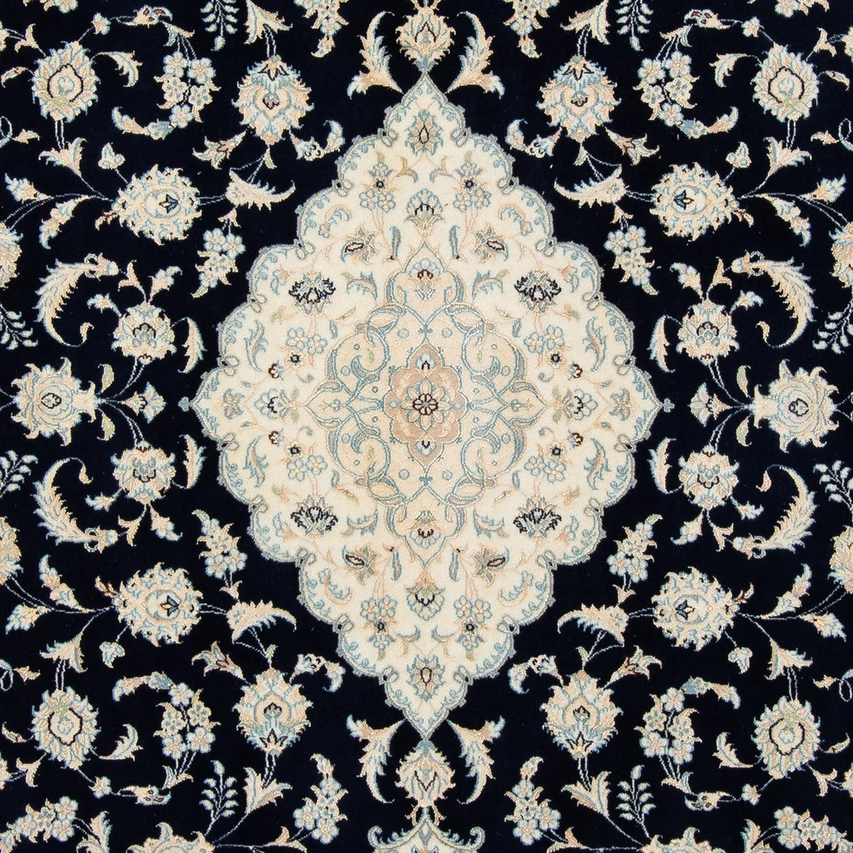 Dywan perski - Nain - Królewski - 300 x 204 cm - czarny