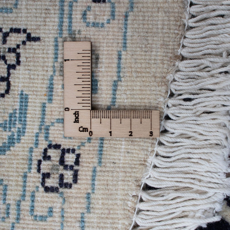 Dywan perski - Nain okrągły  - 300 x 300 cm - ciemnoniebieski