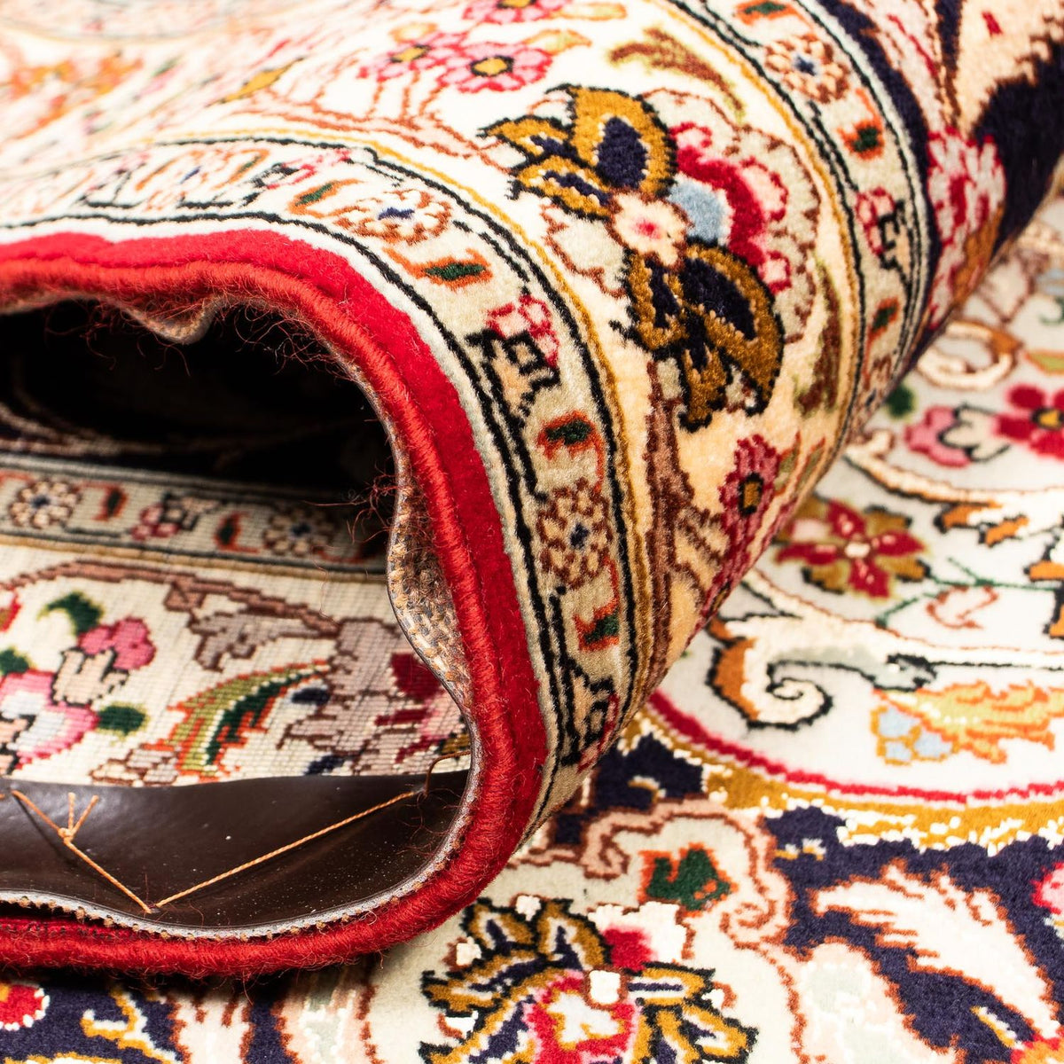 Dywan perski - Tabriz - Królewski - 400 x 300 cm - ciemna czerwień