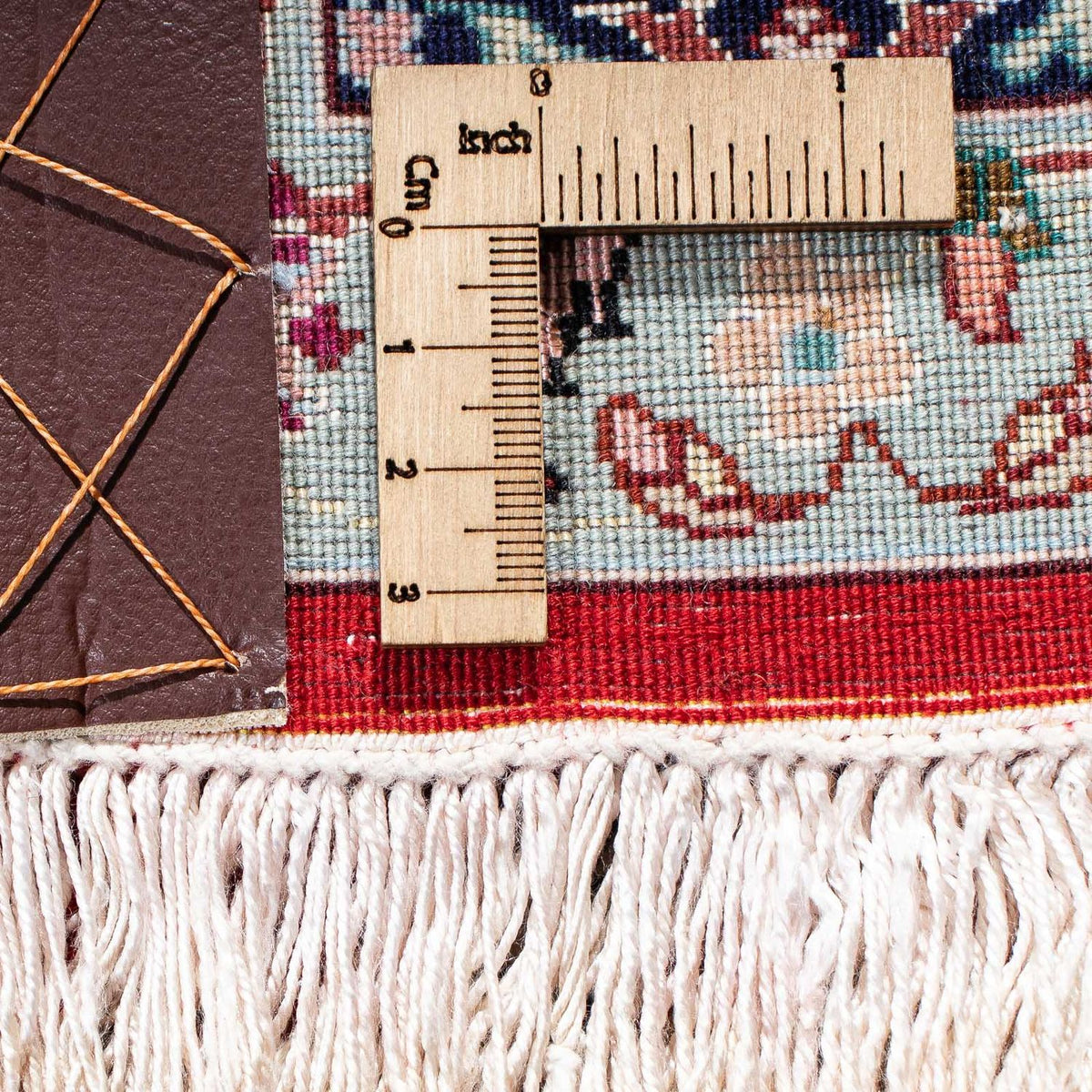 Dywan perski - Tabriz - 214 x 150 cm - ciemna czerwień