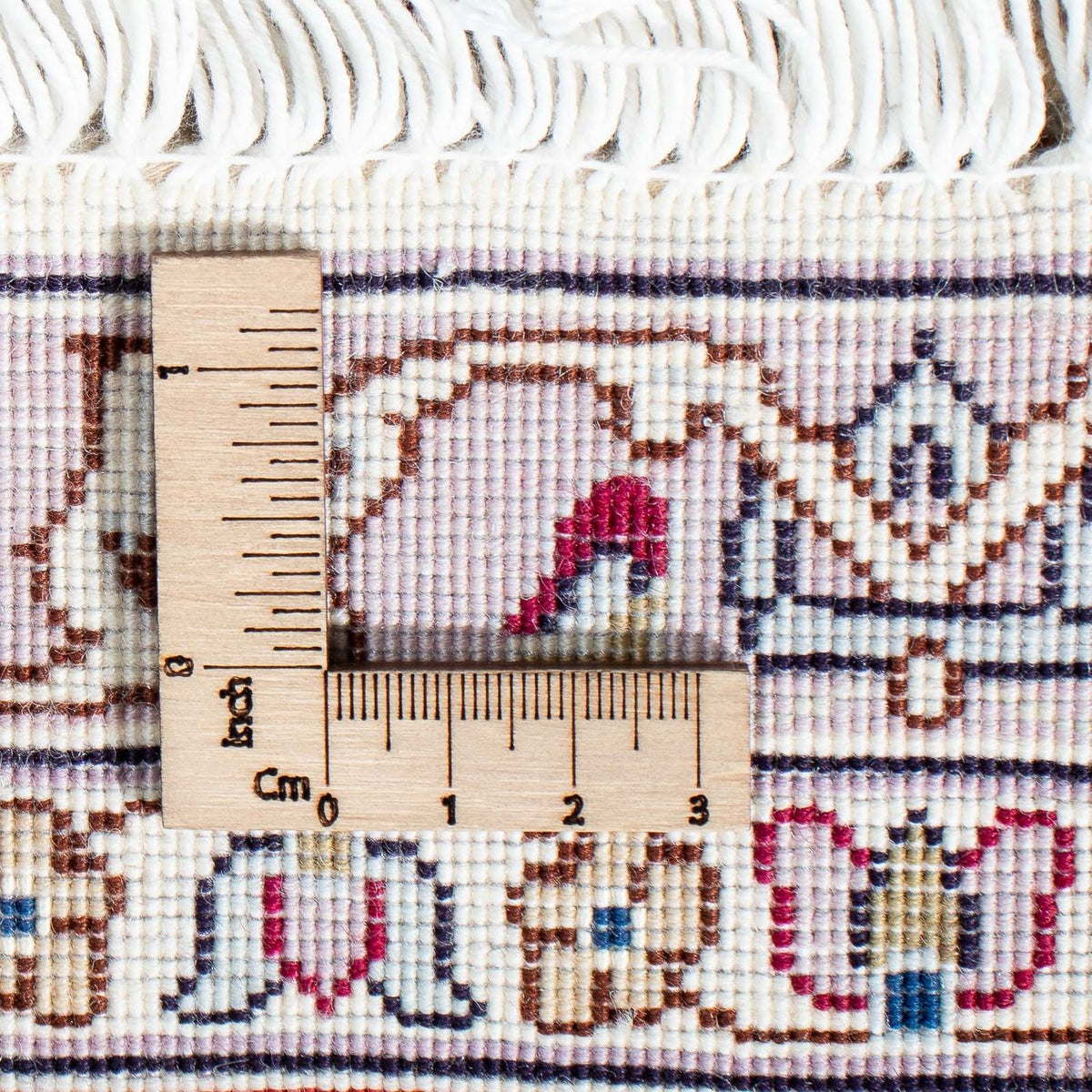 Dywan perski - Tabriz - Królewski - 194 x 154 cm - beżowy