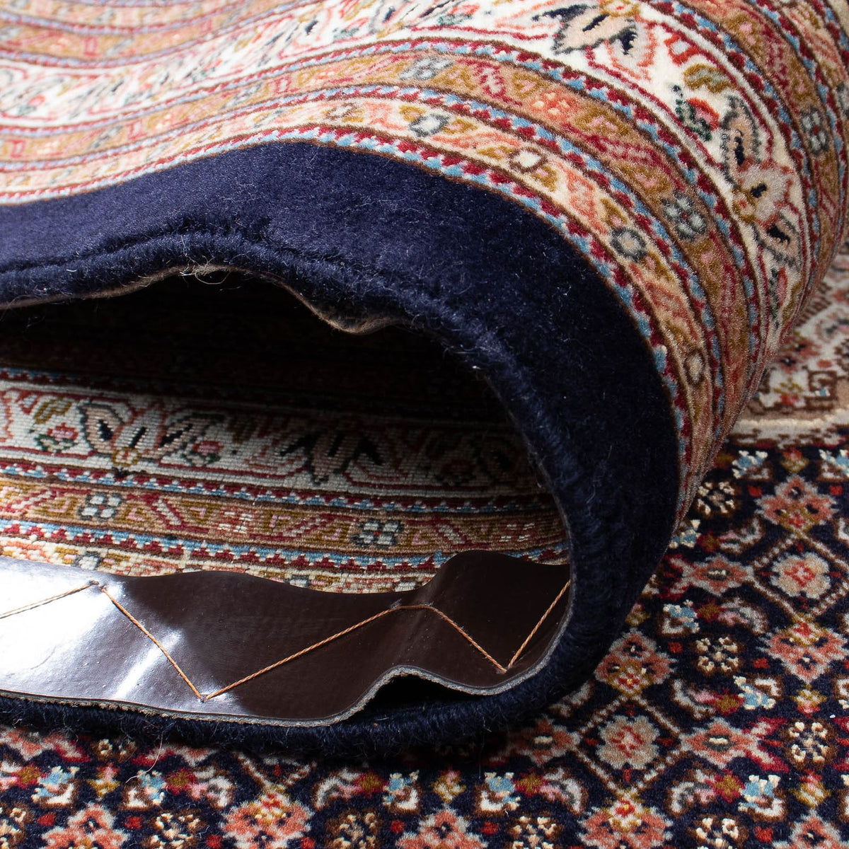 Dywan perski - Tabriz kwadratowy  - 310 x 302 cm - ciemnobrązowy