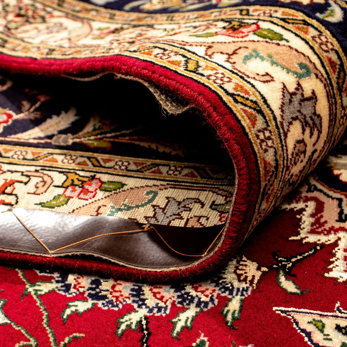 Dywan perski - Tabriz - Królewski - 353 x 254 cm - ciemna czerwień