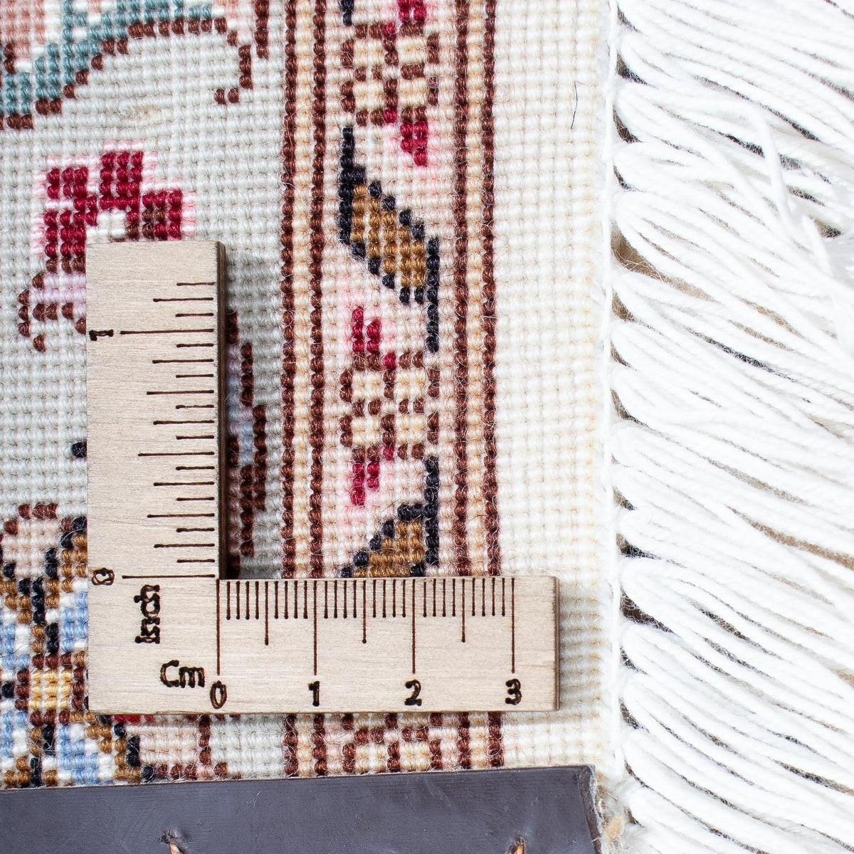 Dywan perski - Tabriz - Królewski - 299 x 251 cm - beżowy