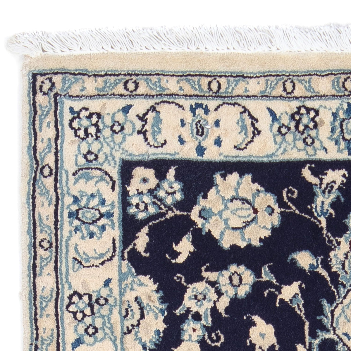 Dywan perski - Nain - Królewski - 84 x 57 cm - ciemnoniebieski