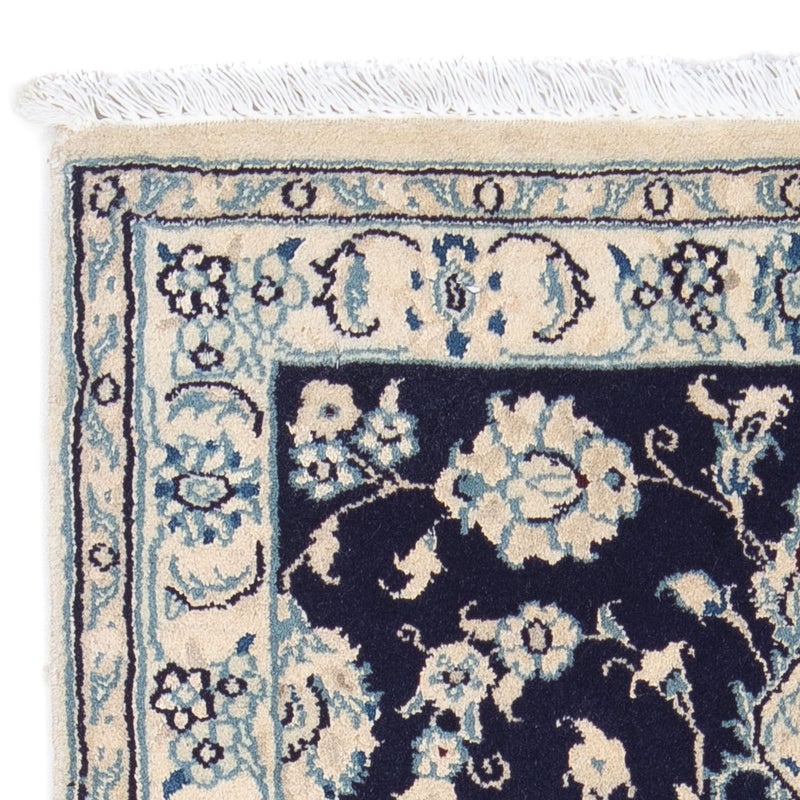 Dywan perski - Nain - Królewski - 84 x 57 cm - ciemnoniebieski