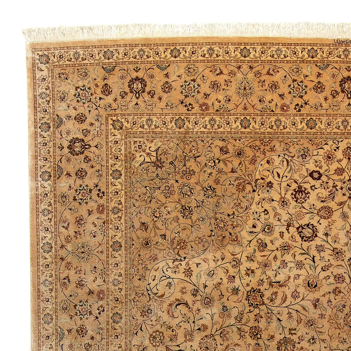 Dywan perski - Ghom - 354 x 243 cm - wielokolorowy