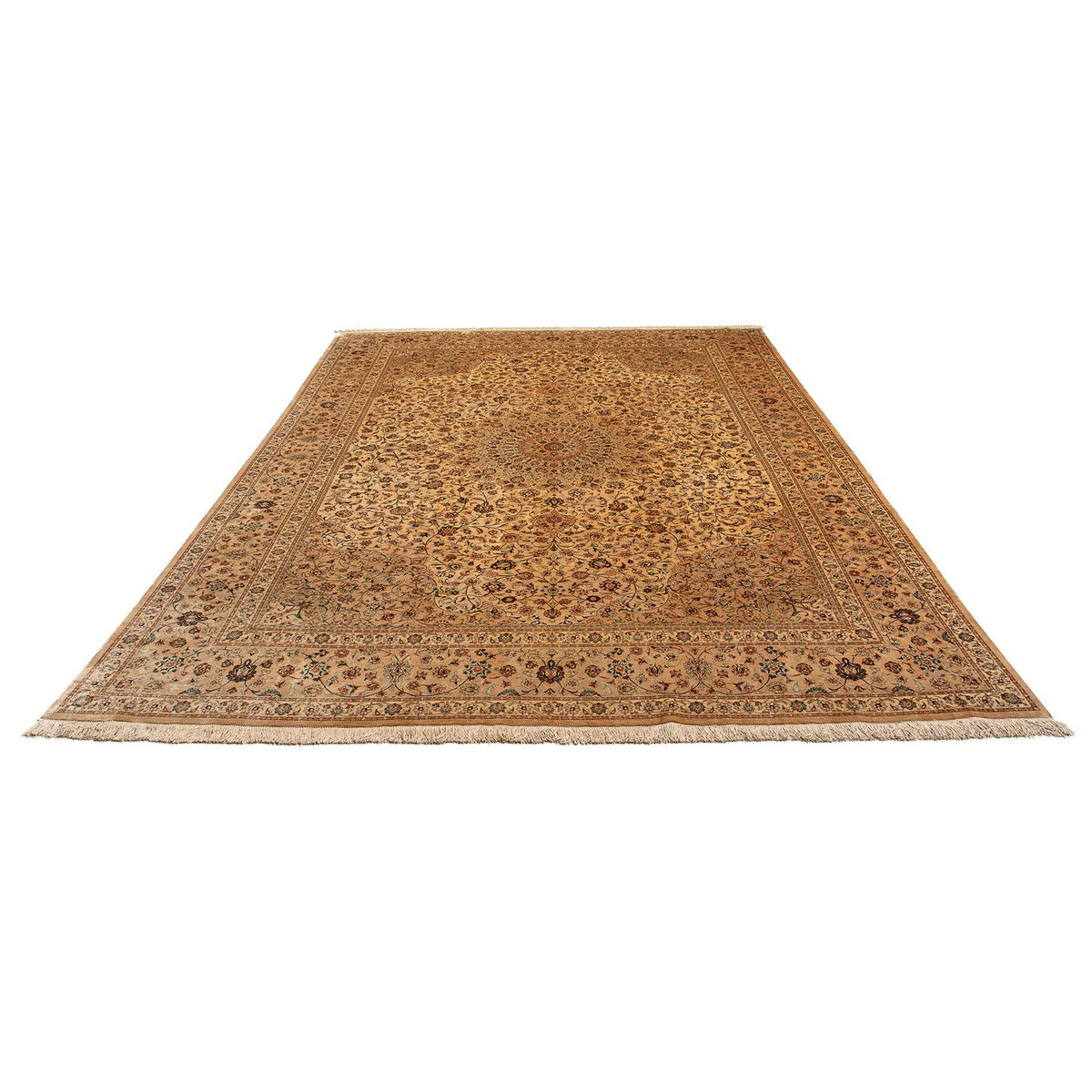 Dywan perski - Ghom - 354 x 243 cm - wielokolorowy