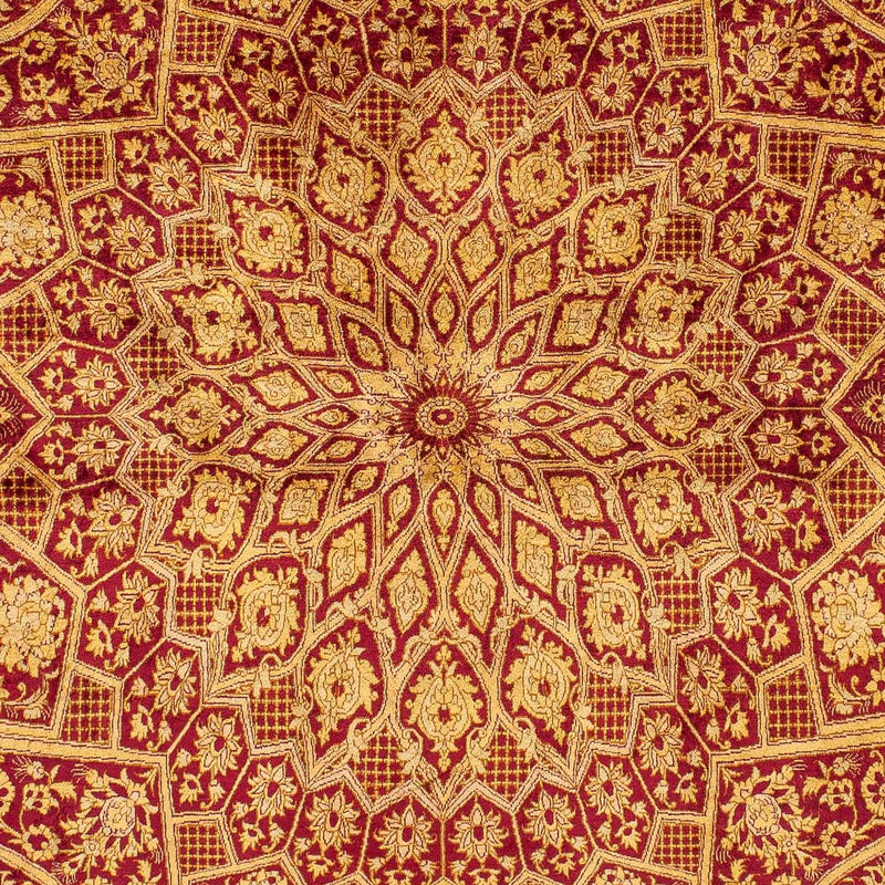 Jedwabny dywan - Ghom Silk - Premium - 216 x 132 cm - ciemnoniebieski