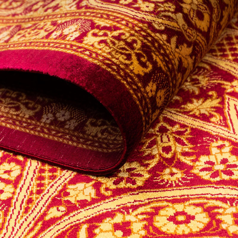 Jedwabny dywan - Ghom Silk - Premium - 216 x 132 cm - ciemnoniebieski