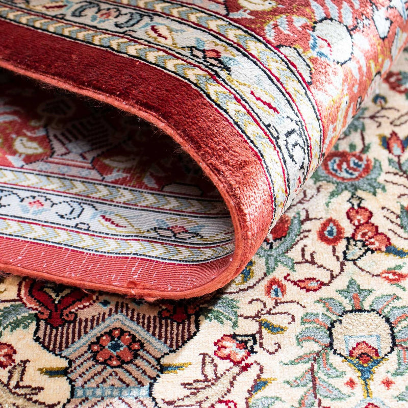 Dywan perski - Ghom - 158 x 107 cm - beżowy