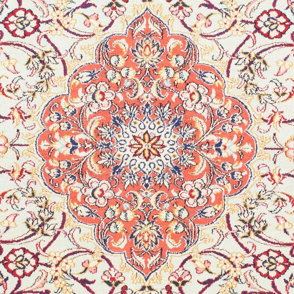 Dywan perski - Ghom - 152 x 105 cm - jasna czerwień