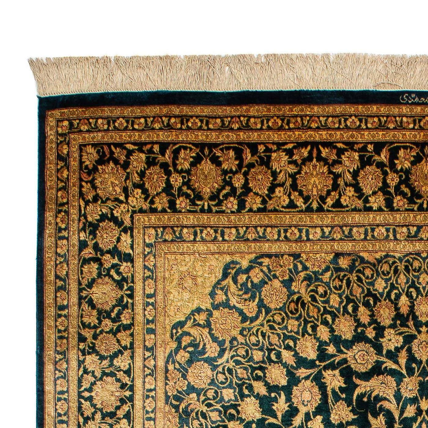 Qom jedwab Dywan 216x132cm - Dywan perski