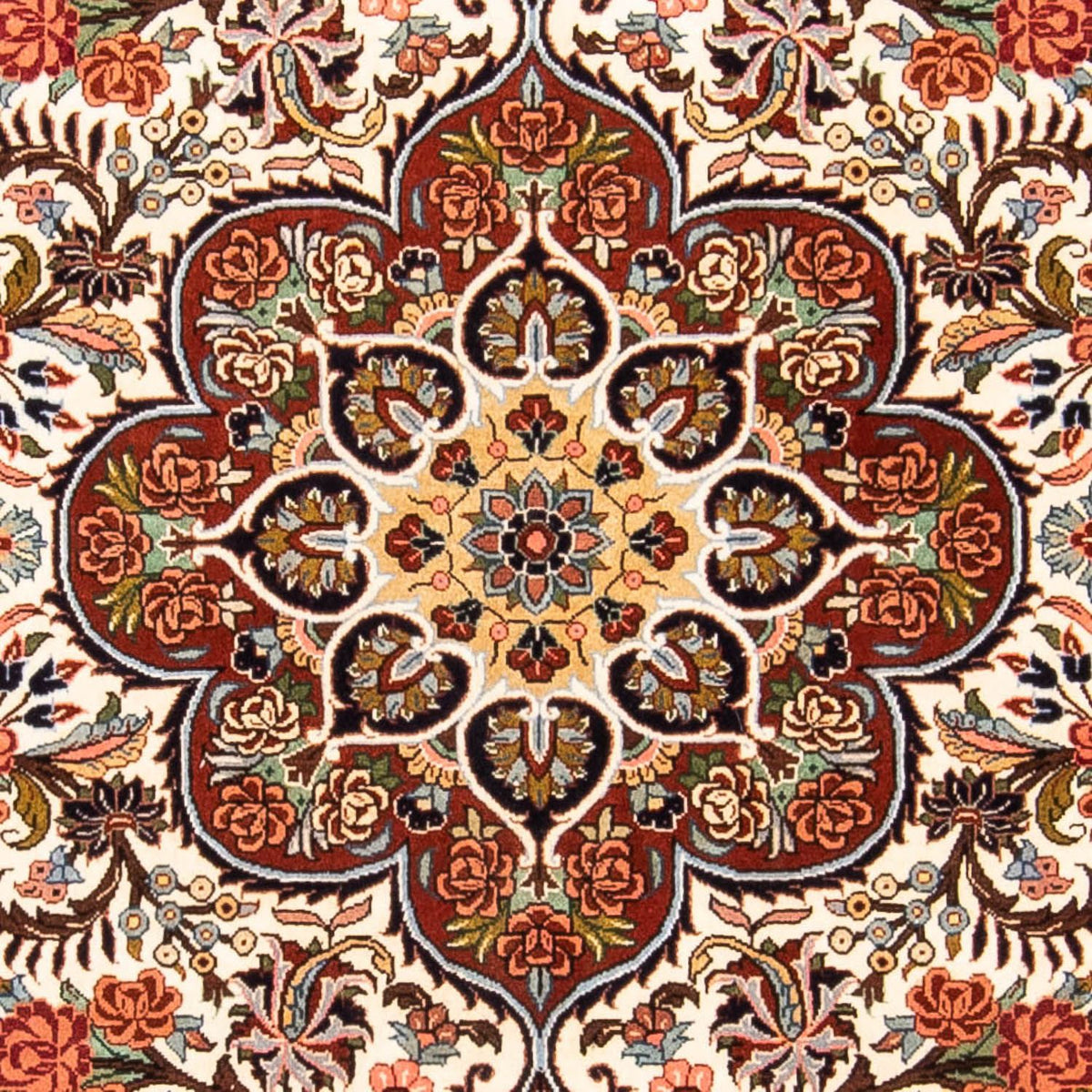 Dywan perski - Bijar - 232 x 173 cm - beżowy