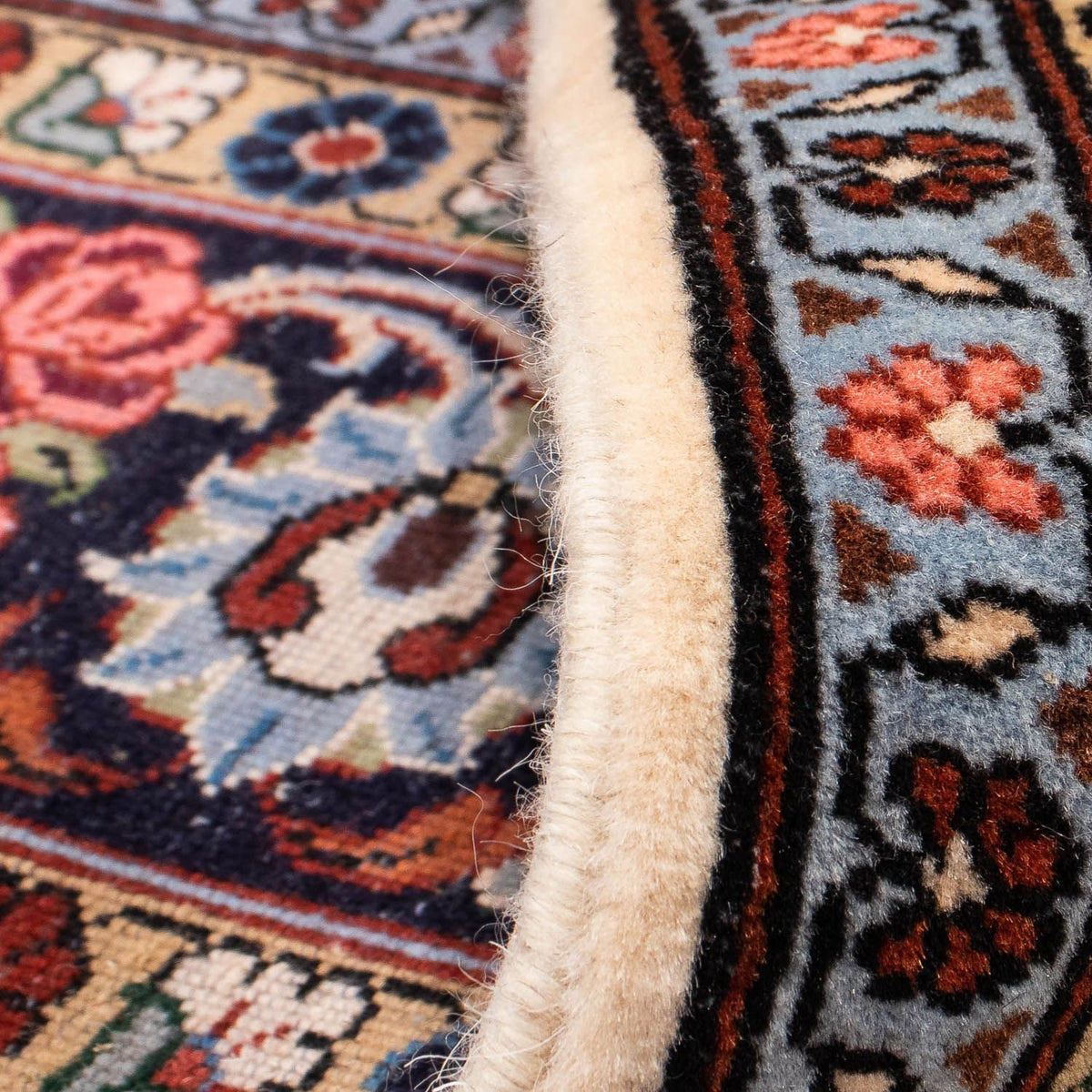 Dywan perski - Bijar - 232 x 173 cm - beżowy