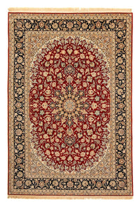 Dywan perski - Isfahan - Premium - 357 x 249 cm - ciemna czerwień