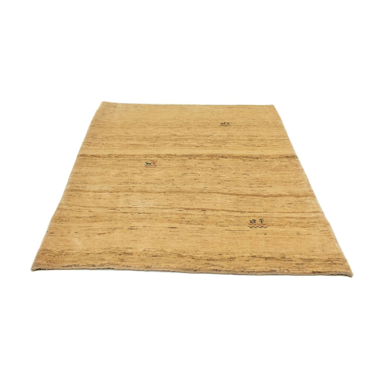 Dywan Gabbeh - Loribaft Perski - 167 x 124 cm - złoto