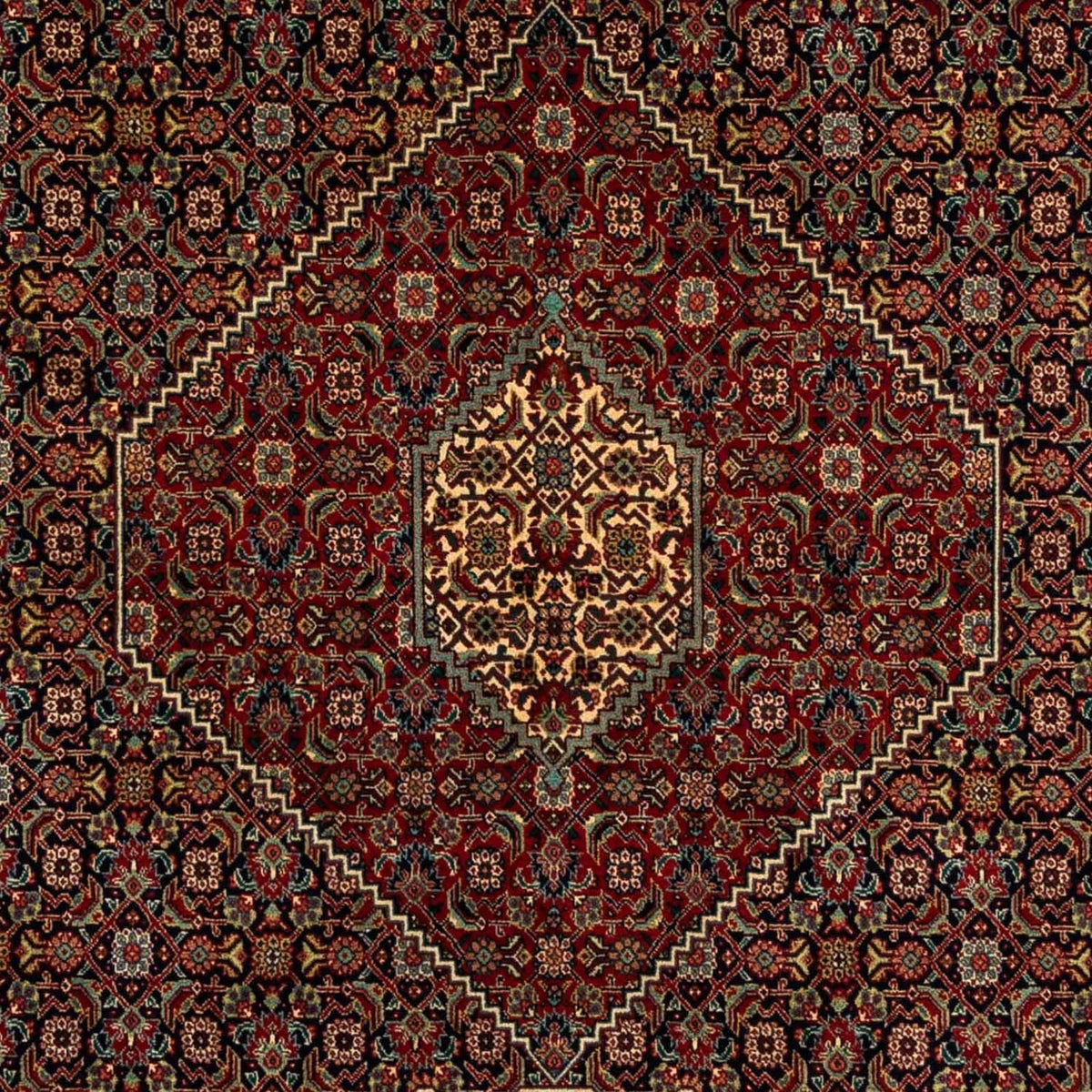 Dywan perski - Tabriz - Królewski - 300 x 199 cm - ciemna czerwień