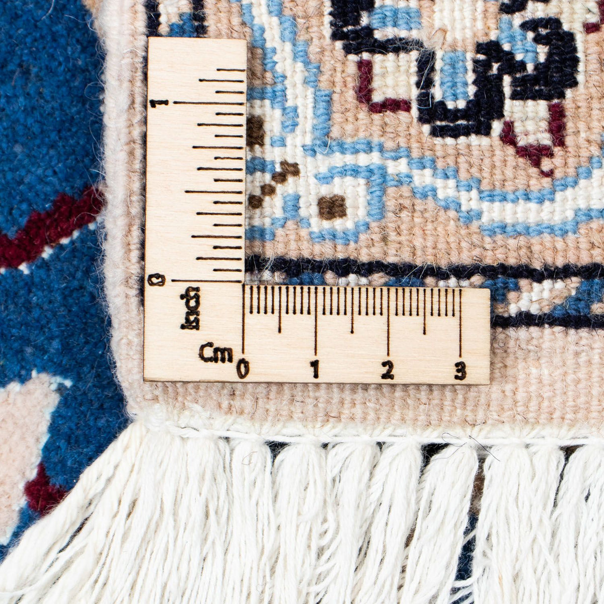 Dywan perski - Nain - Królewski - 302 x 198 cm - niebieski