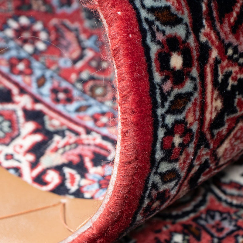 Biegacz Dywan perski - Bijar - 206 x 75 cm - jasna czerwień