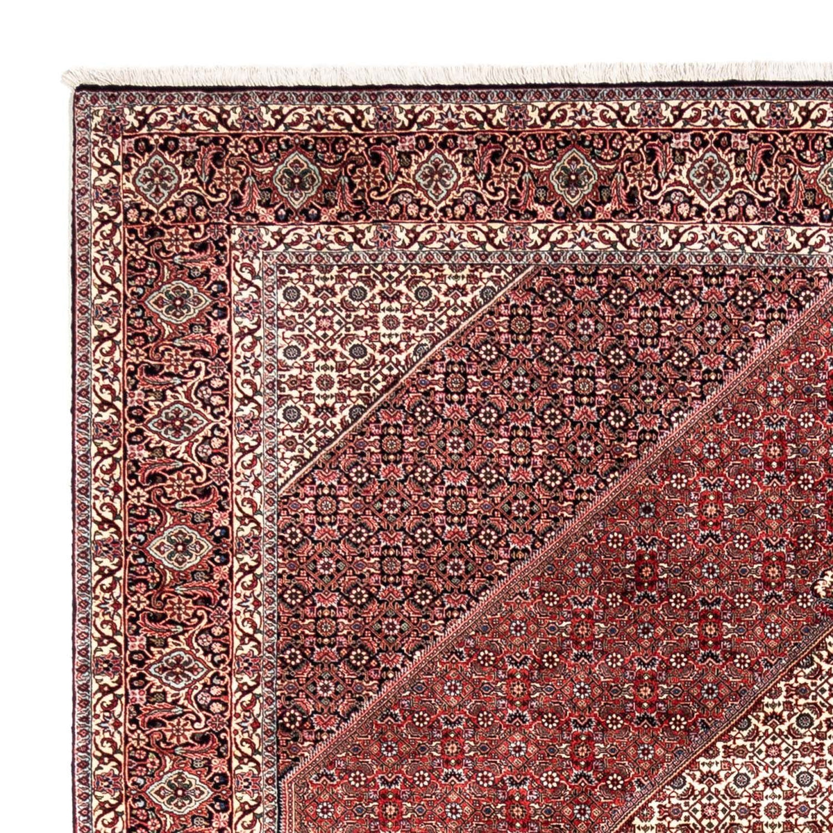 Perski dywan - Bijar - Royal - 343 x 253 cm - czerwony