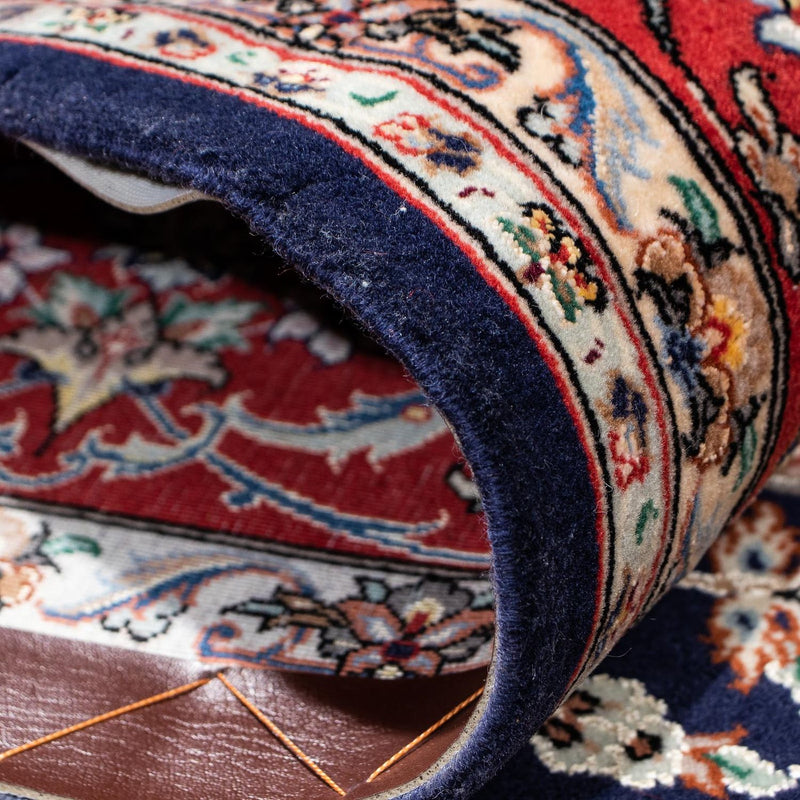 Dywan perski - Tabriz - Królewski - 198 x 129 cm - ciemnoniebieski